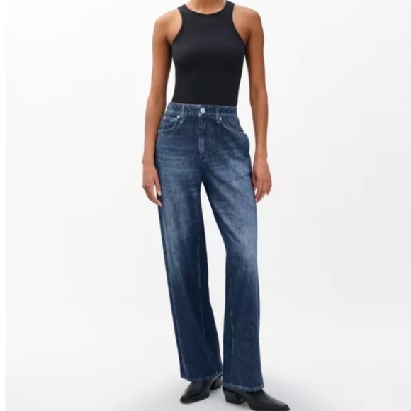 Rag & Bone Miramar Terry Wide Leg Pants In Petra XL NWT - Picture 5 of 10